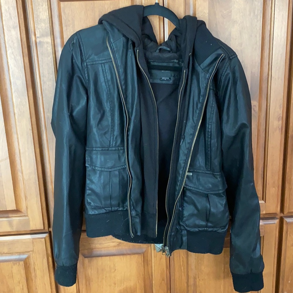 Obey faux leather jacket